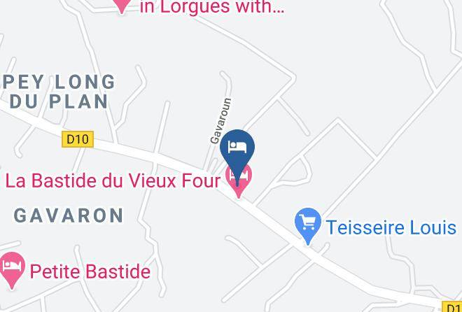 Var - Bastide La Folle Du Logis Maps