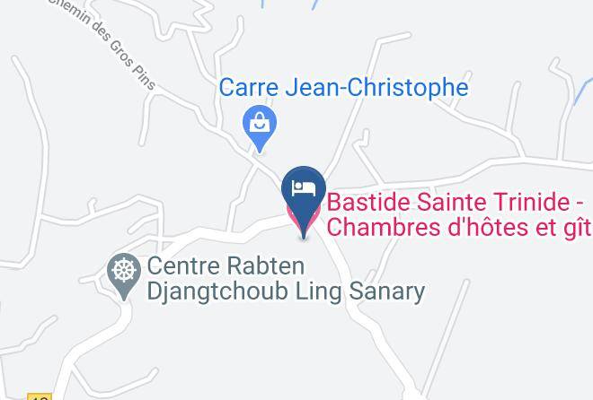 Var - Bastide Sainte Trinide Chambres D'hotes Et Gite Maps