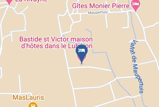 Vaucluse - Bastide St Victor Maison D'hotes Dans Le Luberon Maps