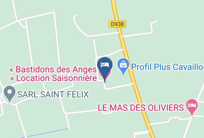 Vaucluse - Bastidons Des Anges Location Saisonniere Maps