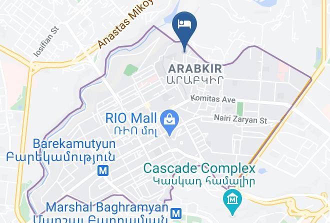 Yerevan - Bastille Hotel Yerevan Maps
