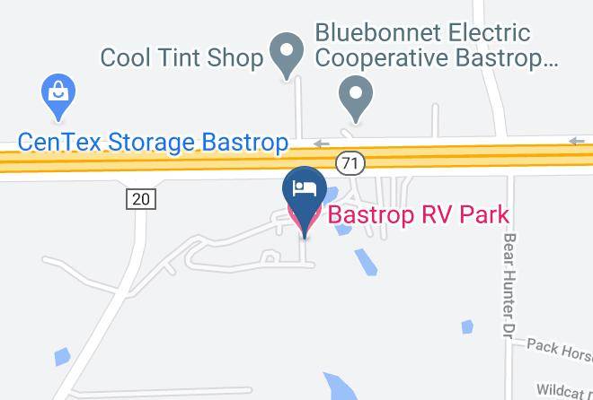 Bastrop - Bastrop Rv Park Maps