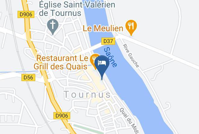 Saone Et Loire - Bateaux Pavillon Saone Maps