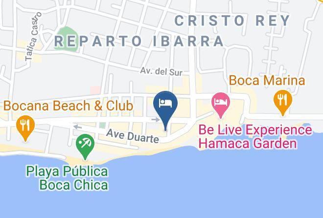 Boca Chica - Batey Hotel Boutique Maps