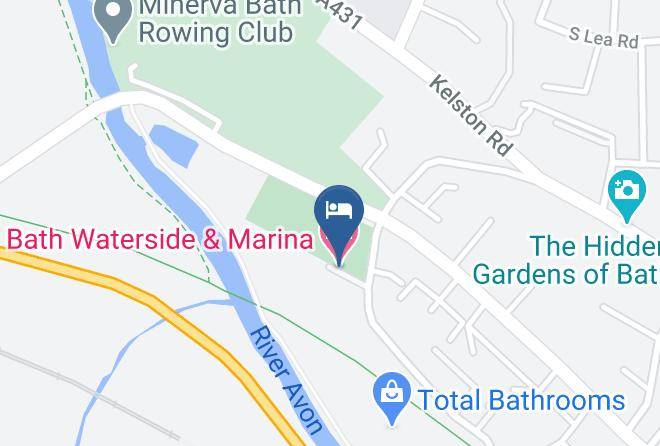 Bath And North East Somerset - Bath Waterside & Marina Maps