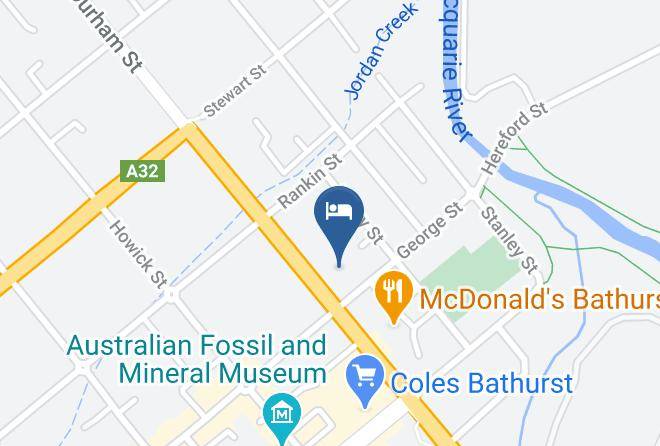 Bathurst Regional - Bathurst Motor Inn Maps