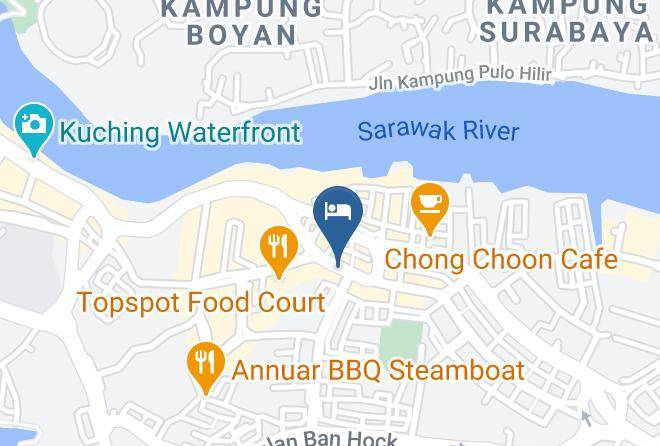Bahagian Kuching - Batik Boutique Hotel Maps