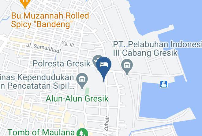 Gresik Regency - Batik Hotel Maps