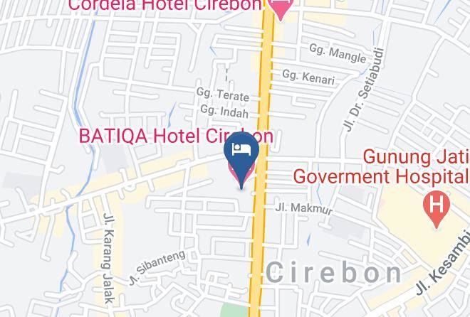 Batiqa Hotel Cirebon Map