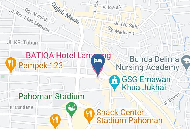 Bandar Lampung - Batiqa Hotel Lampung Maps