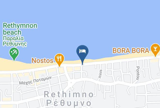 Rethimni - Batis Beach Hotel Maps