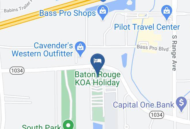 Livingston Par - Baton Rouge Koa Holiday Maps