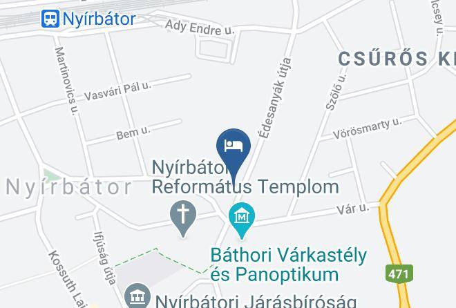 Nyirbator - Bator Park Panzio Maps