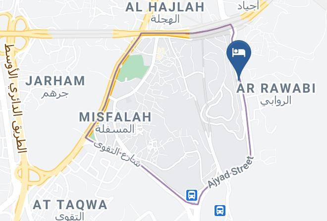 Batoul Ajyad Hotel Map