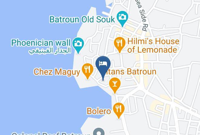 El Batroun - Batroun Bahsa Bay Maps