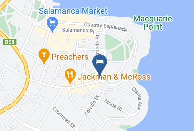 Hobart - Battery Point Boutique Accommodation Maps