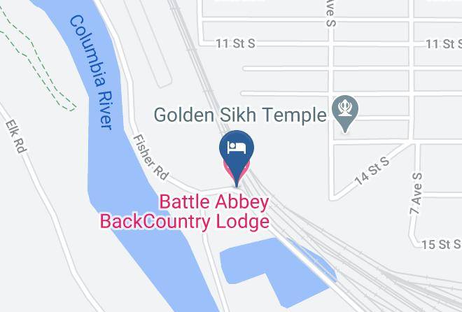 Columbia Shuswap - Battle Abbey Backcountry Lodge Maps