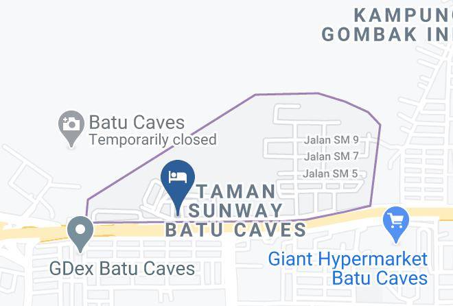 Gombak - Batu Caves Budget Hotel Maps