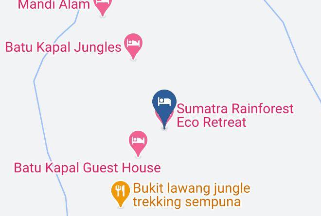 Batu Kapal Conservation Sanctuary Map - North Sumatra - Langkat Regency