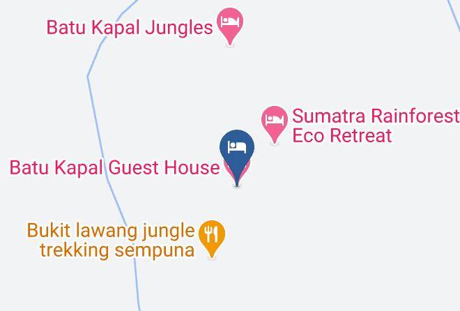 Batu Kapal Guest House Map - North Sumatra - Langkat Regency