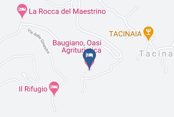 Pistoia - Baugiano Oasi Agrituristica Maps