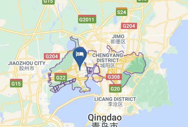Qingdao - Bauhinia Garden Hotel Maps
