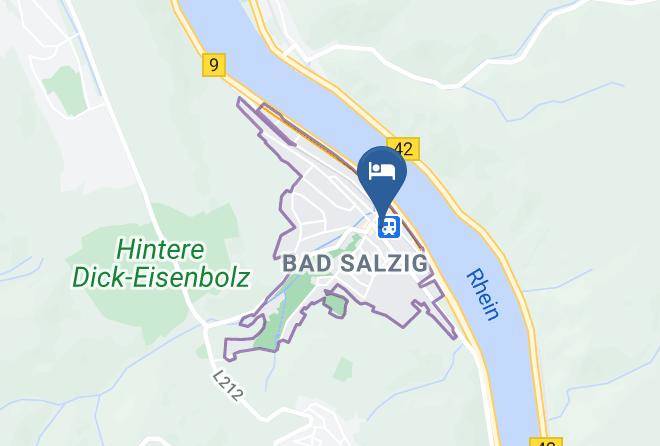 Rhein Hunsruck Kreis - Baums Rheinhotel Maps