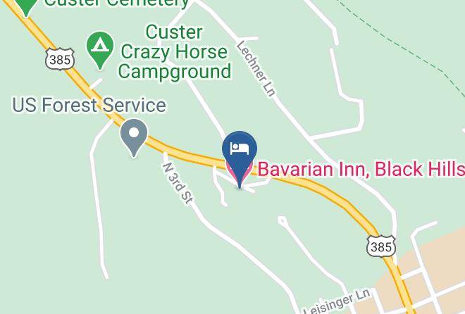 Custer - Bavarian Inn Black Hills Maps
