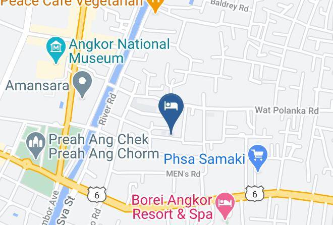 Bavyra Boutique D'angkor Karte - Siem Reap - Siem Reab Town