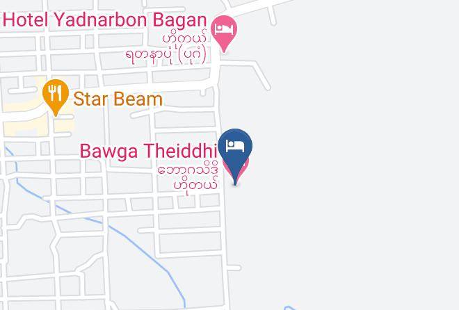 Nyaung U - Bawga Theiddhi Hotel Maps