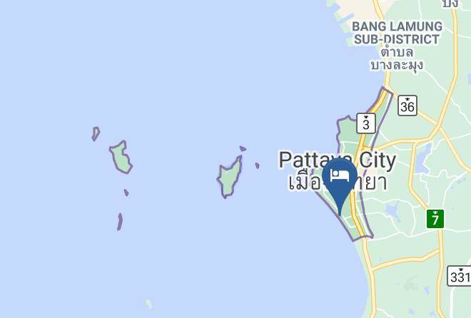 Amphoe Bang Lamung - Bay Beach Resort Maps