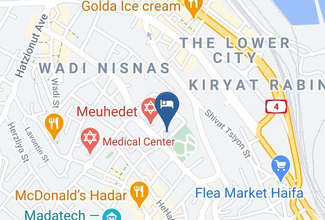 Haifa - Bay Club Hotel Maps