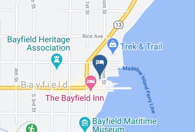 Bayfield - Bay Front Inn Maps