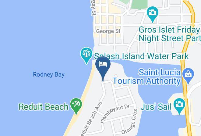 Bay Gardens Beach Resort & Spa Map