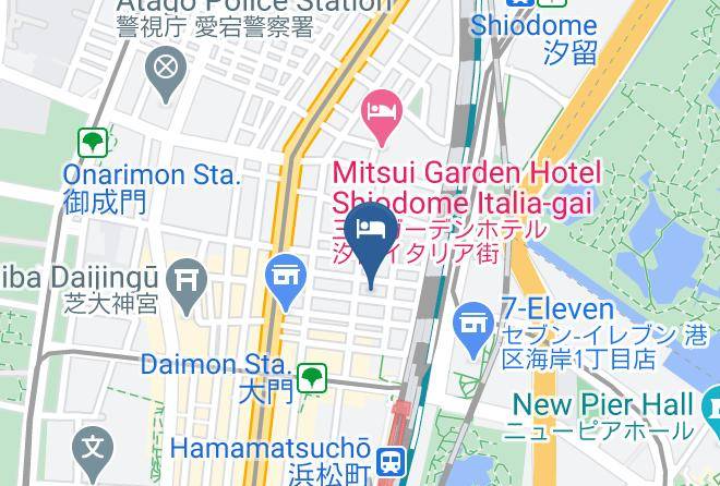 Bay Hotel Tokyo Hamamatsucho Map