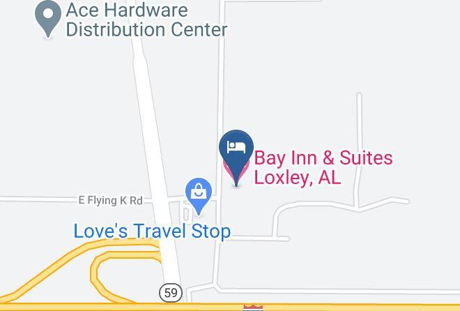 Baldwin - Bay Inn & Suites Loxley Al Maps