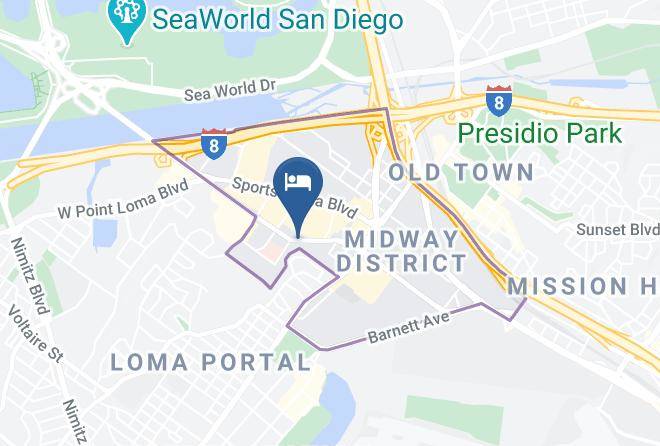 San Diego - Bay Inn & Suites Maps
