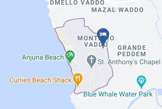 Bardez - Bay Luxe Anjuna Beach Hotel Maps