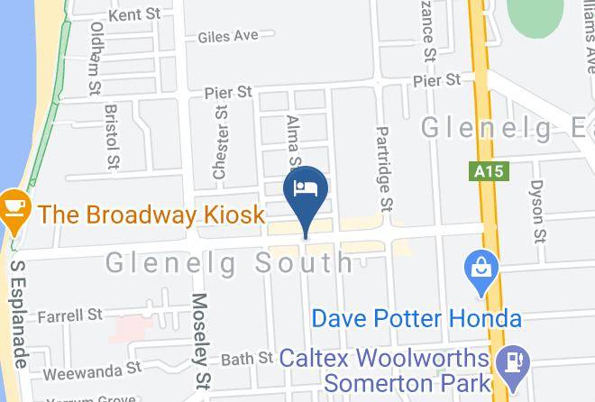 Holdfast Bay - Bay Motel Hotel Maps