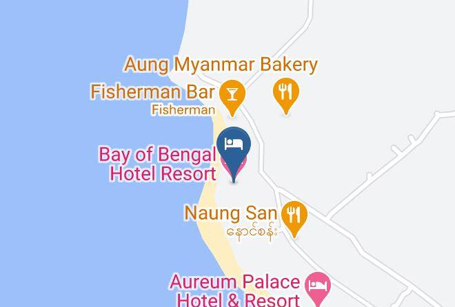 Pathein - Bay Of Bengal Hotel Resort Maps