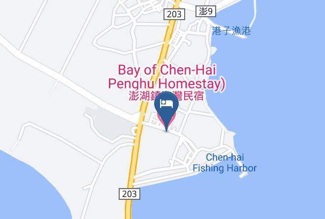 Penghunty - Bay Of Chen Hai Penghu Homestay Maps
