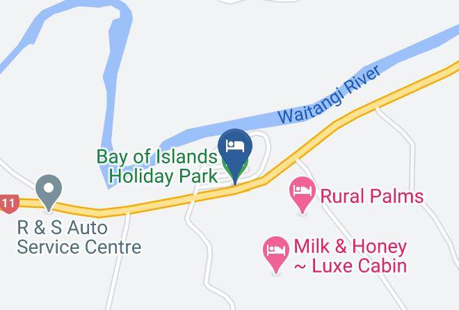 Far North - Bay Of Islands Holiday Park Maps