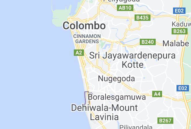Colombo - Bay Show Rest Maps