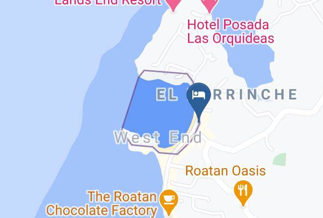 Roatan - Bay Side Hotel Maps