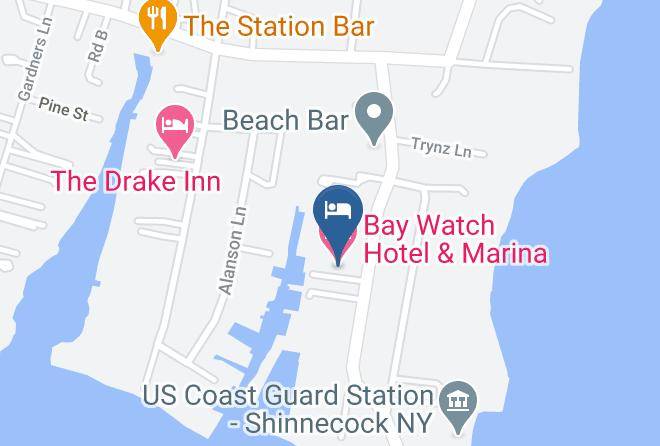 Suffolk - Bay Watch Hotel & Marina Maps