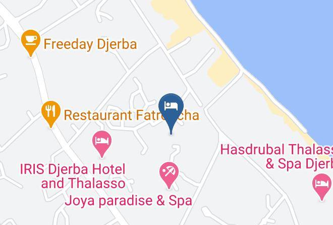 Djerba - Baya Beach Aquapark Maps
