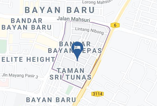 Bayan Lepas - Bayan Baru Near Pisa Spice Air Port Queenbay Maps