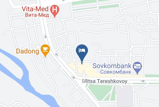 Ulan Ude - Bayangol Hotel Maps