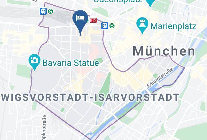 Munich District - Bayer's Boardinghouse & Hotel Maps