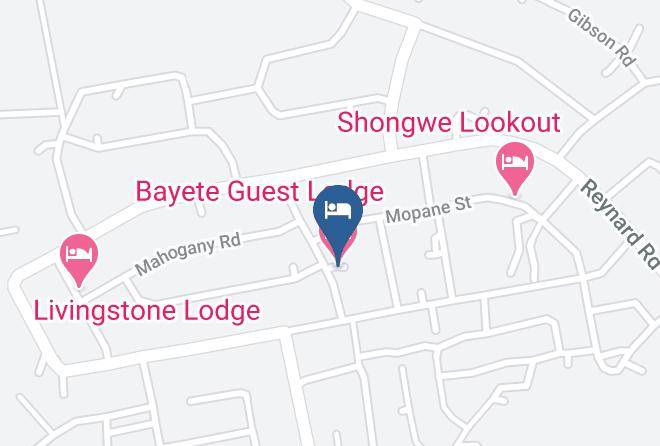 Hwange - Bayete Guest Lodge Maps